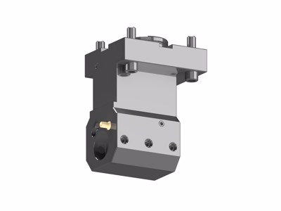 Boring bar holder, with internal coolant supply, Mori Seiki