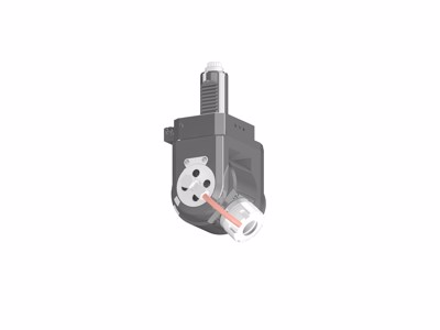 VDI 30, variable angle tool holder, coupling DIN 5480, no internal cooling